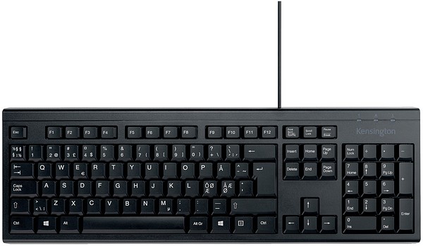 Kensington KB100 EQ K63727PN keyboard with cord
