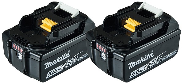 Akku 18V 5,0Ah BL1850 2kpl Makita 1914E8-5