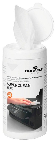 Durable SUPERCLEAN BOX 100 Kostea muovipintojen puhdistusliina