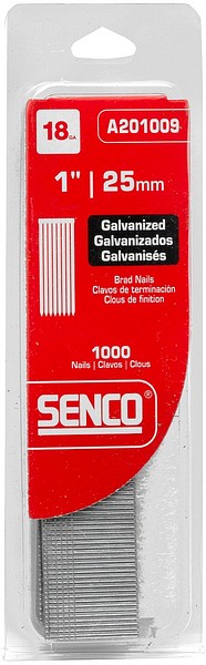Viimeistelynaula 25x1,2 IP SS SENCO A201009 1000kpl/ltk