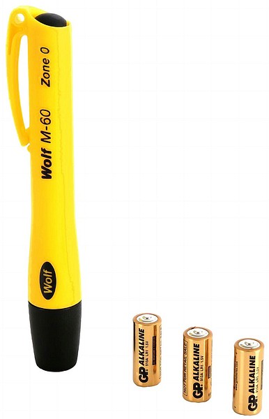 ATEX-Flashlight Wolf M-60 Wolf M-60 / Zone 0, 90lm (3xLR1)