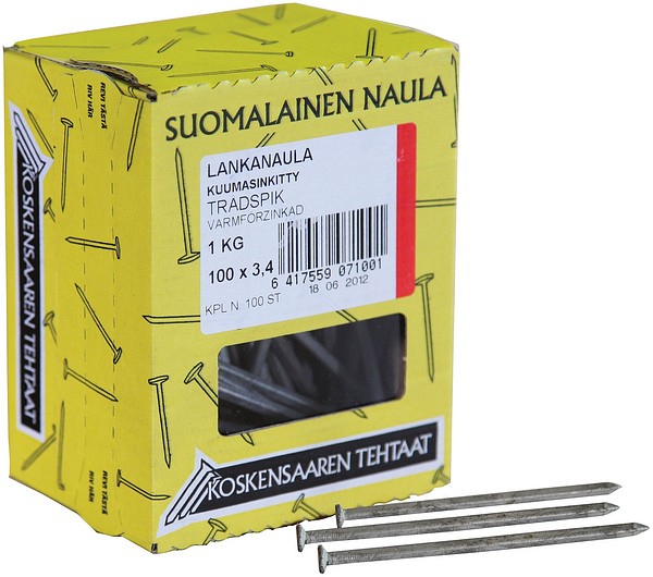 Dyckertnaula KS 50x2,1 mm 1 kg Kuumasinkitty, 470 kpl/kg