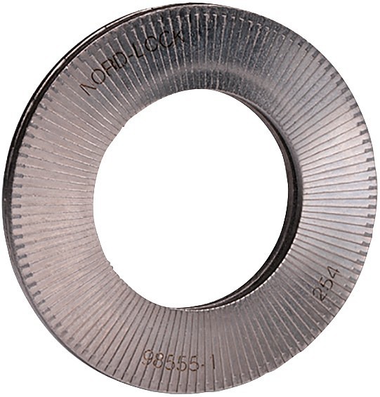 DIN 25201 SMO254 M24/48,5 SP Nord-lock liimattu EN 1.4547