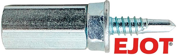 Insta tapping screw with inner thread Zn  