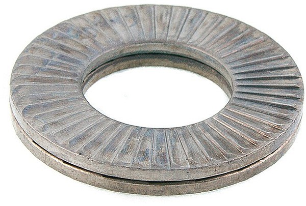 DIN 25201 A4 M12/25,4 SP Nord-Lock Aluslevy liimattu haponkestävä