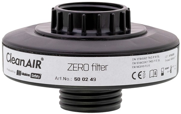 partikelfilter CleanAIR P3 ZERO 500249 Chemical 2F, Panoramate Lite