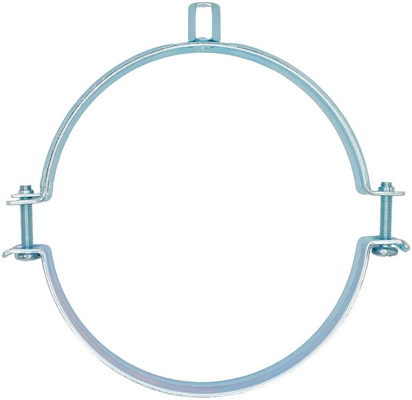 Pipe clamp FTSN 74-80mm Zn 2 1/2'' M8/M10 quick lock 2 screws