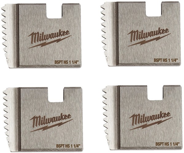 Threader Dies 1-1/4" BSPT HS Milwaukee 4932480236