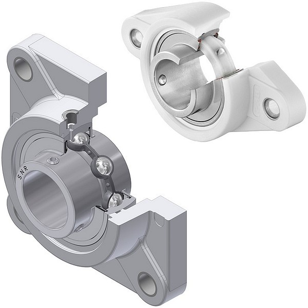 Plastic square flange bearings  