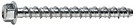 Betoniruuvi S-CSA HEX 5X40/5