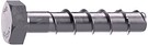 Betoniruuvi S-CSA+ HEX 14x80/15 Zn