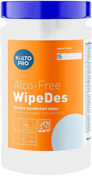 Kiilto Pro Alkoholfri WipeDes desinfektionsservetter  