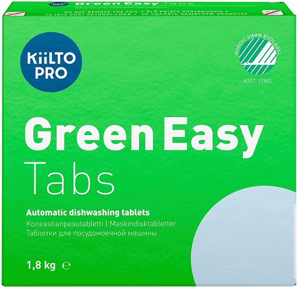 Kiilto Pro Green Easy Tabs dishwasher tablets  