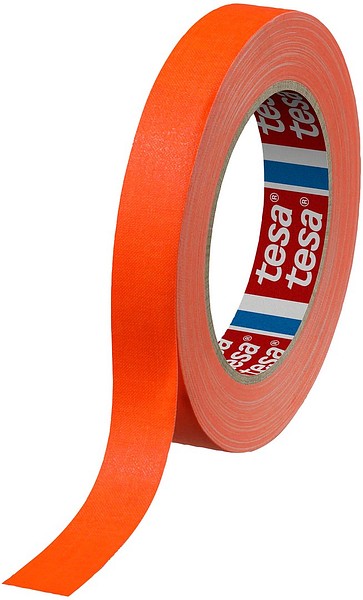 Tesa 4671 50mm/25m neon oranssi Mattapintainen kangasteippi 18/ltk