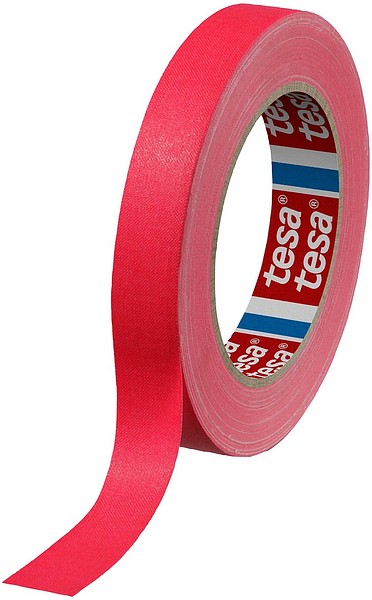 Tesa 4671 19mm/25m neon pinkki Mattapintainen kangasteippi 48/ltk