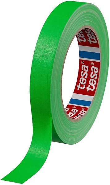 Tesa 4671 50mm/25m neon vihreä Mattapintainen kangasteippi 18/ltk