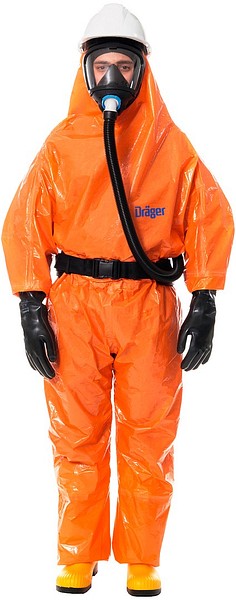 Suojahaalari Dräger SPC 4800 butyylikäsineillä  