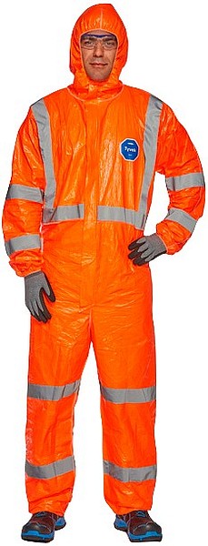 Suojahaalari Tyvek 500 Hi-Vis hupulla  