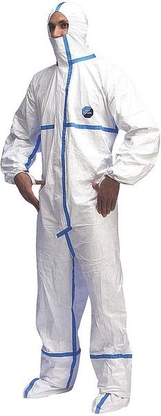 Suojahaalari DuPont Tyvek 600 Plus sukilla  