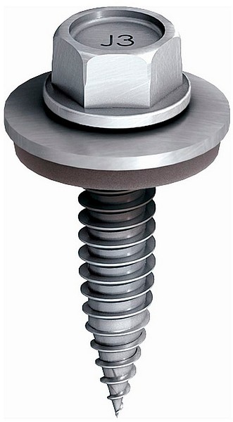 Poraruuvi JF3-2-5,5x25-E16 AV8 A2 Piikkikärki A2 AV8 aluslevy A2 16mm