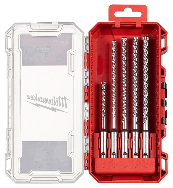 Drillbit SDS+ MX4 PF SET2 5P Milwaukee 4932500064