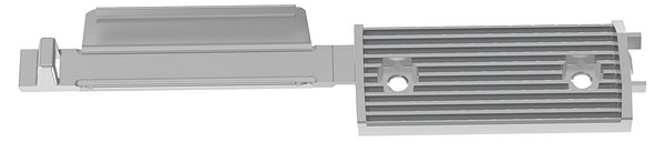 Flat mount FCM2-A-T14 56,4x25,4 200pcs/bag cable max 52,1 grey