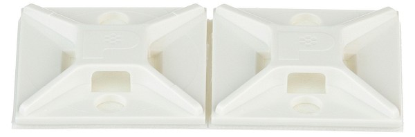 Mounting base ABM2S-A-C 25,4x25,4 100pcs/bag adhesive backed natural