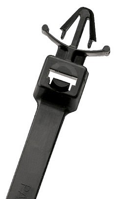 Cable tie PLWP1S-C0 132x4,8 100pcs/bag black