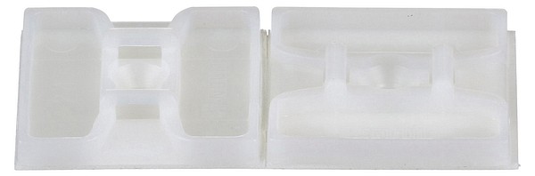 Mounting base ABMS-A-C 29x29 100pcs/bag adhesive backed natural