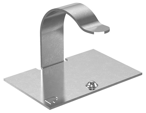 Metal Clip MACC-62-A-C 30x19,7 100pcs/bag adhesive backed natural