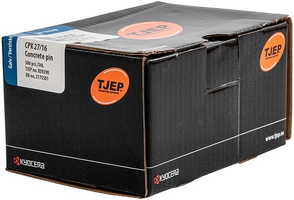 Betoninaula cpx27/16mm ss sileä TJEP 839290 500kpl/ltk