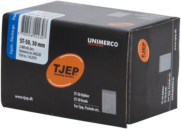 Betoninaula viimeistely 0° 30mm ss TJEP 842230 kark 3000 kpl/ltk