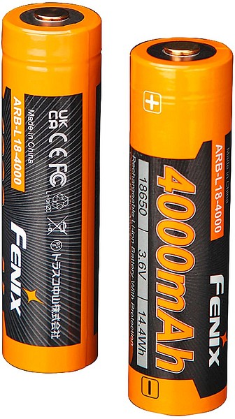 Akkuparisto FENIX ARB-L18-4000 4000 mAh, 18650 Li-ion