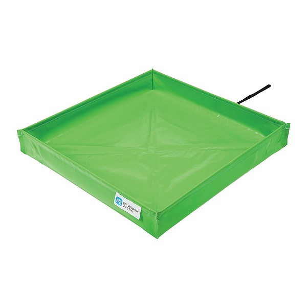 Hopfällbar droppbricka 70L PVC 760 x 760 x 120mm