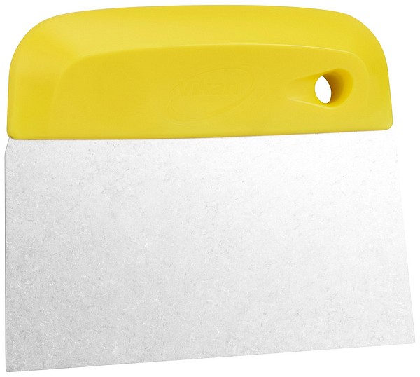 Vikan joustava kaavin 146 mm kelt. 40576 ruostumaton teräs