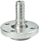 Clamp with flange for steam