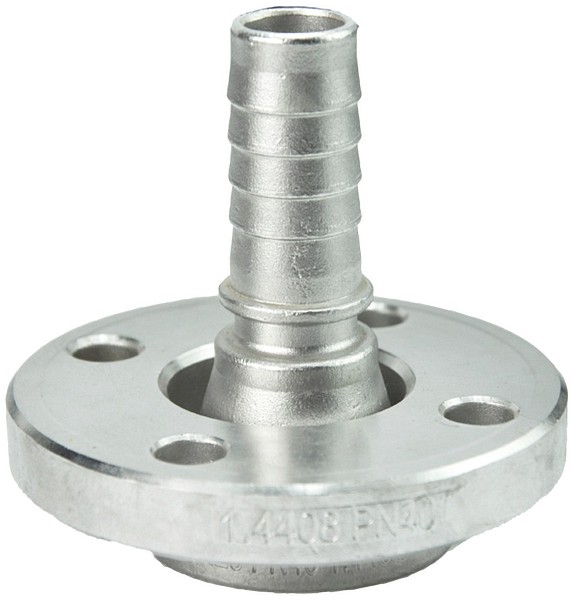 Clamp with flange for steam  