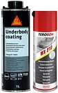 Underbody coating sprays