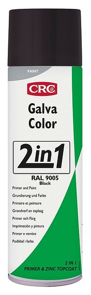 CRC Galva Color RAL9005 500/650ml 20581 zinkfosfat svart 12/låda