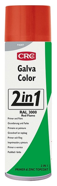 CRC Galva Color RAL3000 500/650ml 20566 zinc phosphate red 12/box