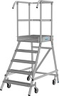 Platform ladder 5-step 1-sided R13