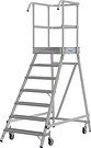 Platform ladder 7-step 1-sided R13
