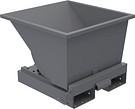 Tipping container 150l grey