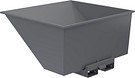 Tipping container 1100l grey