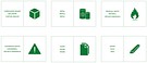 Environmental sticket set