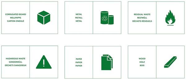Environmental sticket set KM KM-MD