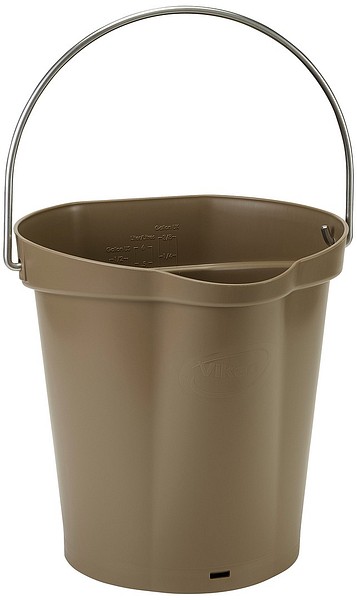 Bucket 6l 260x270x258mm Vikan 568866 brown