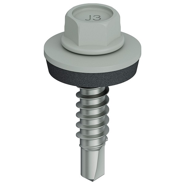 JT3-2H-Plus-5,5x25-E16 RAL9002 Borrspets A2 NV8 bricka A2 lackerad