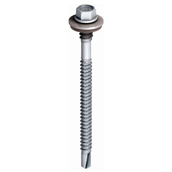 Sdr screw JT3-D-6H-5,5/6,3x197-E19 Drill point A2 SW8 support thread