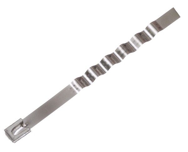 Stålband MLT4WLH-LP 362x6,4 50st/påse rostfri korrugerad